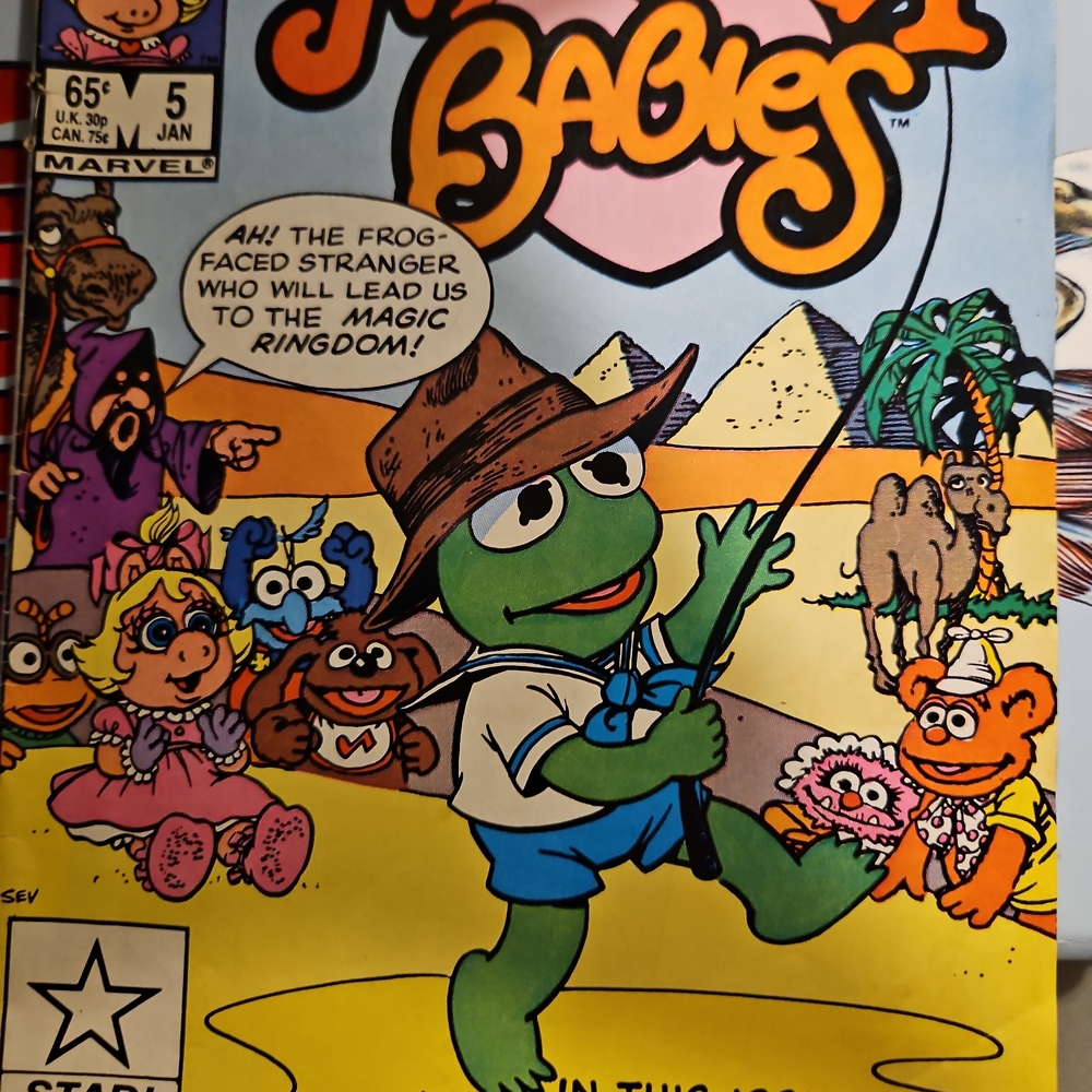 Marvel Muppet Babies Comic with Green and Blue